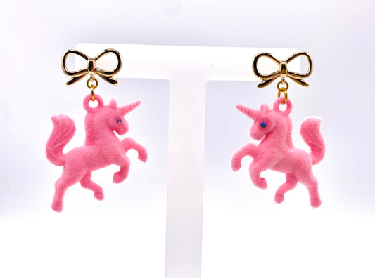 Dream Puff Unicorn Earrings