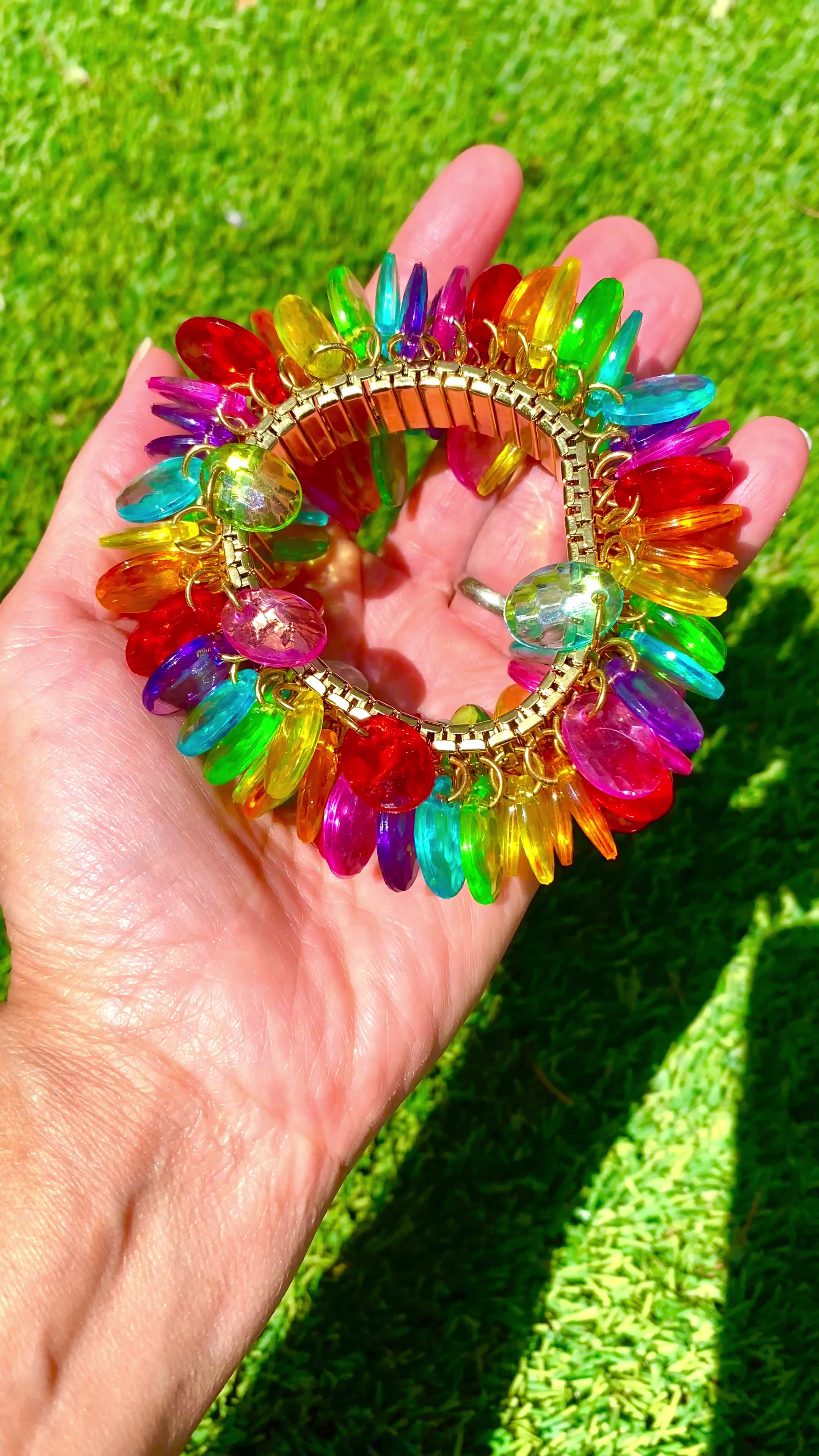 Rainbow Riot Cha Cha Bracelet – Cicely Margo